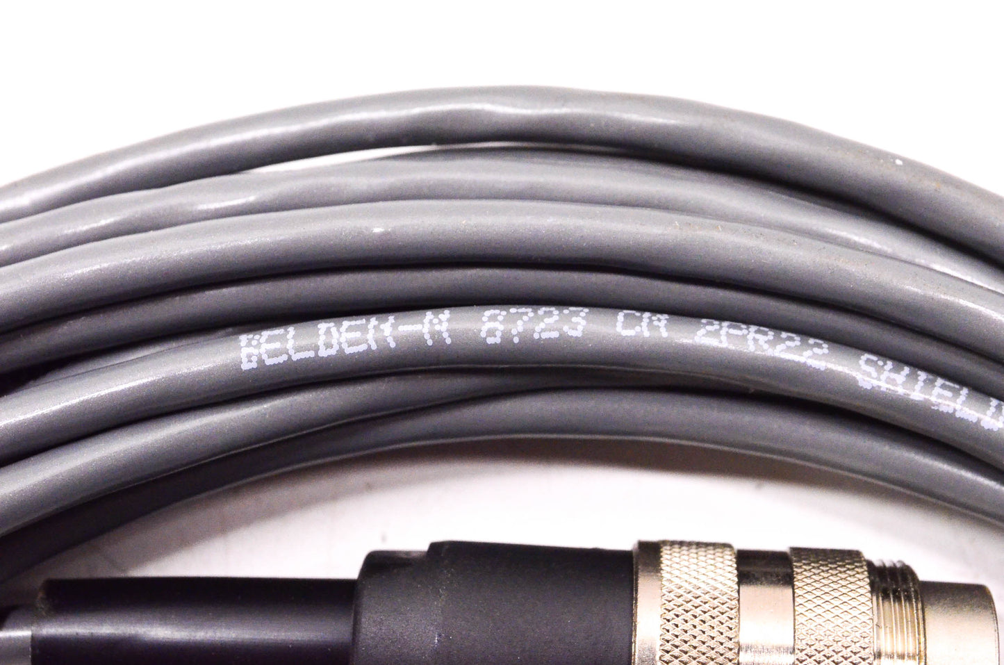 Belden M8723CM 5-Pin/7-Pin Male/Female Shielded 2PR22 Belden Cable ~26 Foot NOS