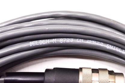 Belden M8723CM 5-Pin/7-Pin Male/Female Shielded 2PR22 Belden Cable ~26 Foot NOS