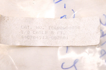 Madison IC600WD005D 5' Programmable Controller I/o Cable NOS
