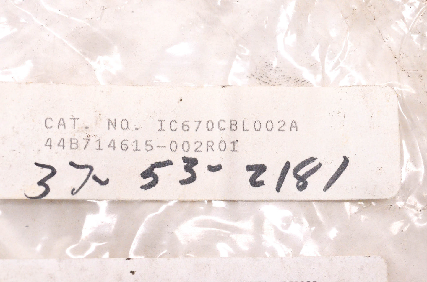 General Electric IC670CBL002A I/o Expansion Cable NOS