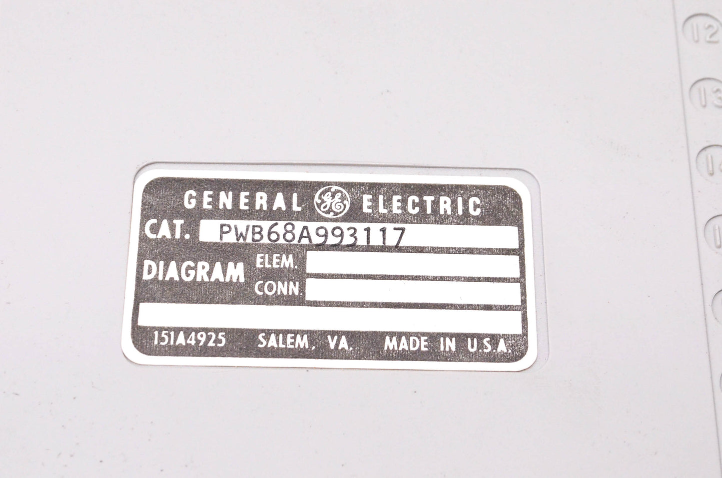 General Electric PWB68A993117 Filter Card NOS