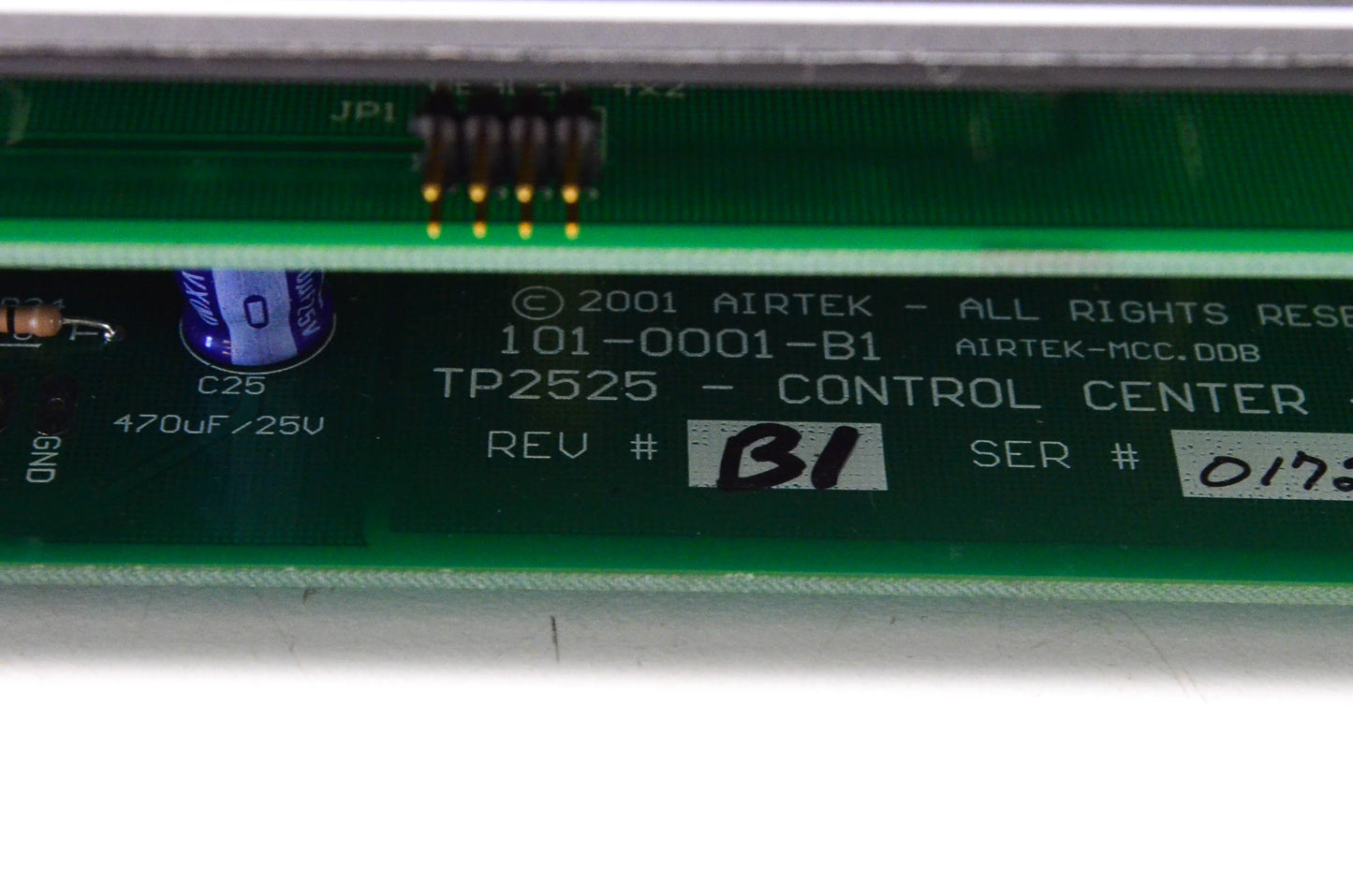 Airtek TP2525 Control Center Panel NOS