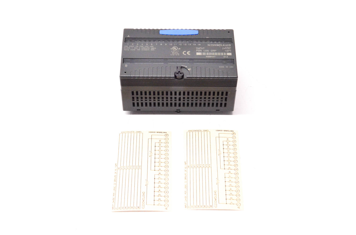 General Electric IC200MDL640B 16-Point Input Module NOS