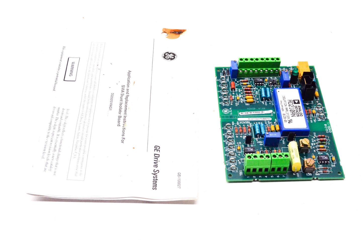 General Electric DS200SVIAG1A Shunt Isolator Card NOS