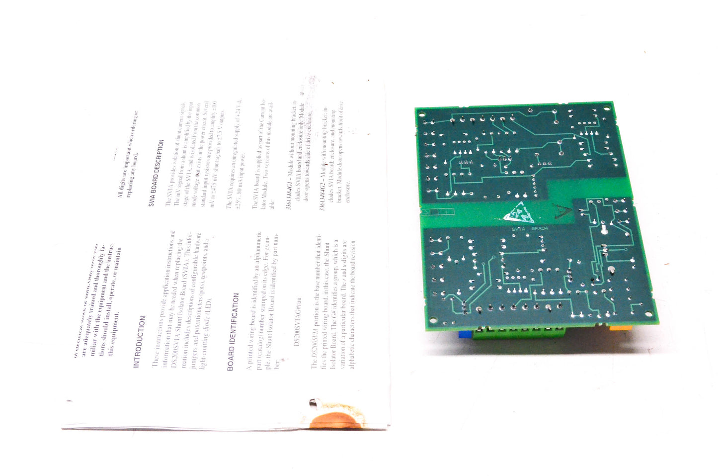 General Electric DS200SVIAG1A Shunt Isolator Card NOS