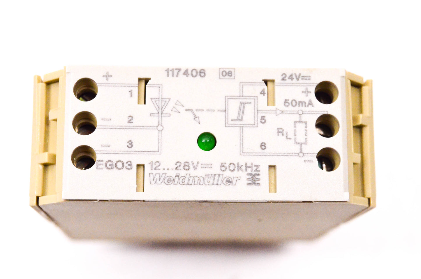 Weidmuller 117406 Optocoupler Relay NOS