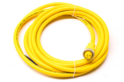 Pepperl+Fuchs V93-G-YE4M-STOOW Cordset Mini 10 Amp 600 Volt 3-Pin Female Cable