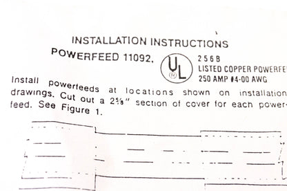 Aftermarket 11092, 37-53-0270 Powerfeed NOS
