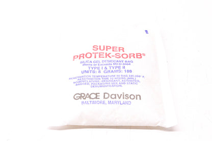 Grace Davidson 313A3167P0001 Super Protek-Sorb 188 Gram Desiccant Bag NOS