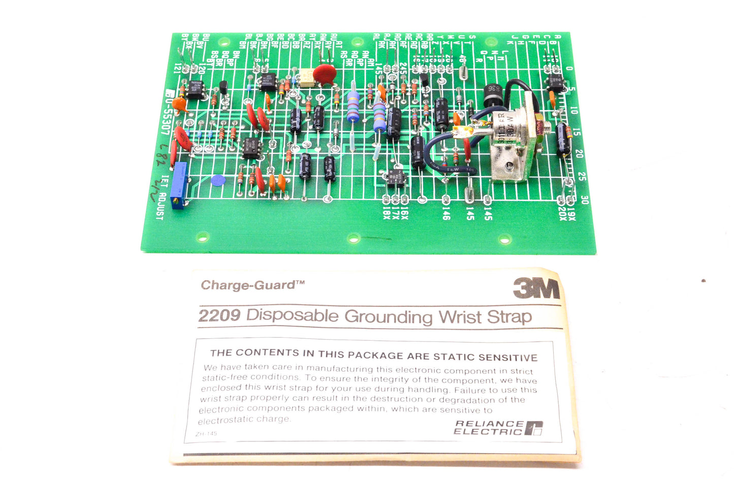 Reliance Electric 0-55307 IET Adjust Printed Circuit Board NOS