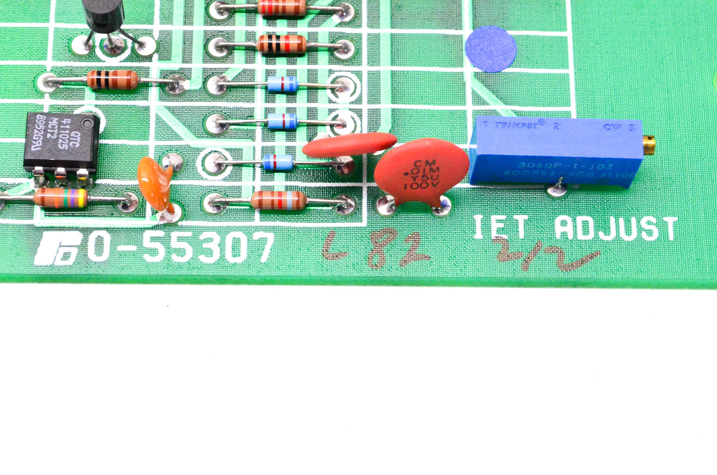 Reliance Electric 0-55307 IET Adjust Printed Circuit Board NOS