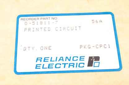 Reliance Electric 0-51811-7 Printed Circuit Board NOS