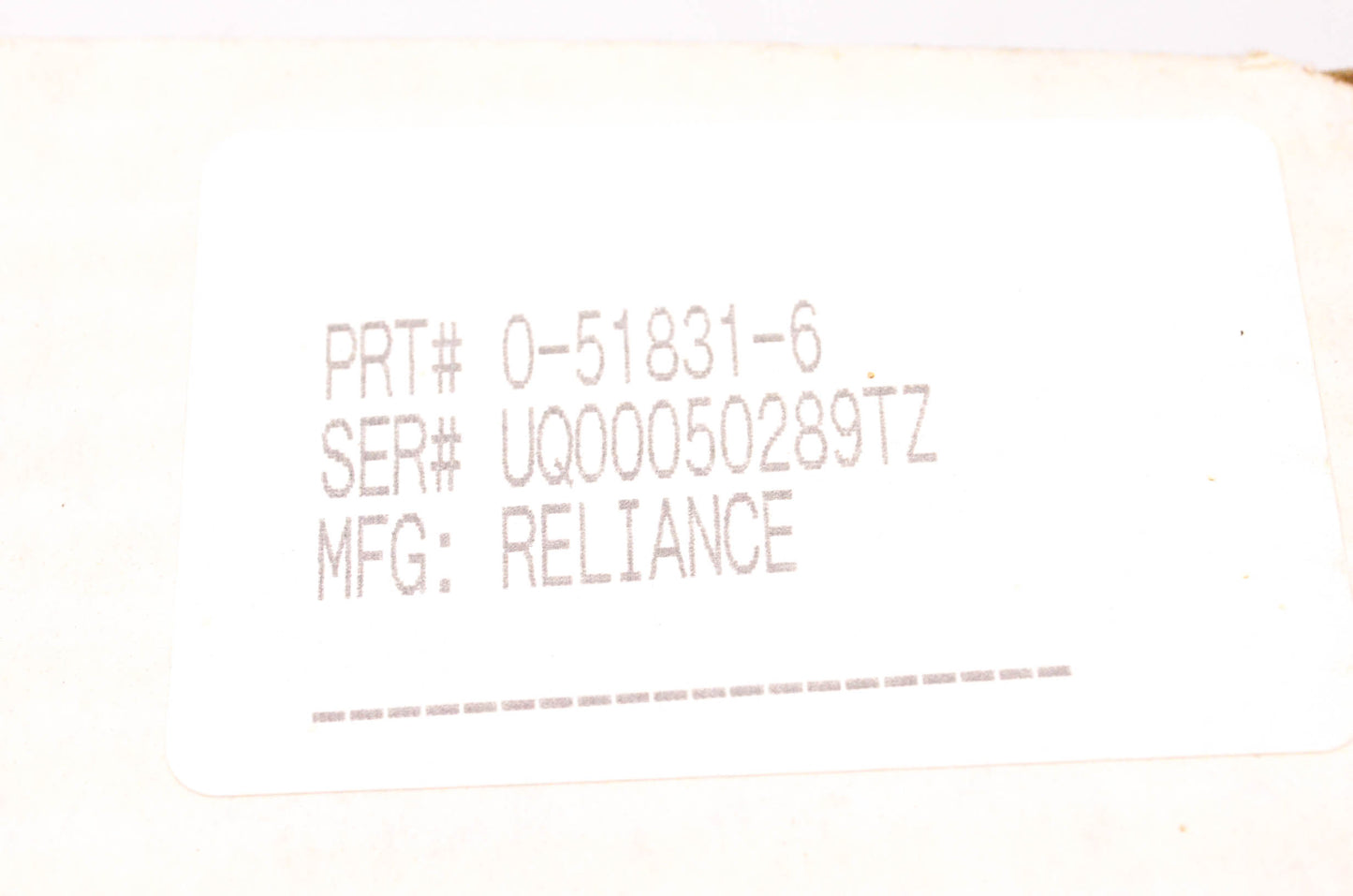 Reliance Electric 0-51831-6 Current Voltage Transducer NOS