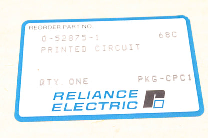 Reliance Electric 0-52875-1 VTDB Circuit Board NOS
