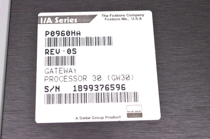Foxboro P0960HA Gateway Processor NOS