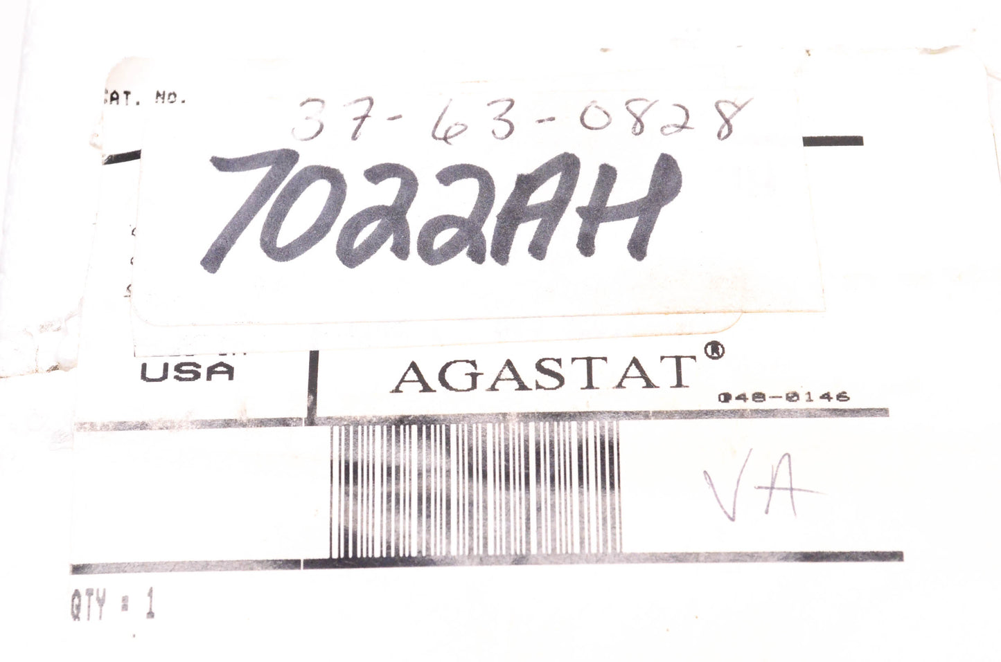 Agastat 7022AH Timing Relay NOS