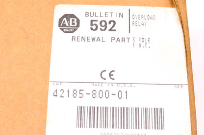 Allen Bradley 42185-800-01 Overload Relay NOS