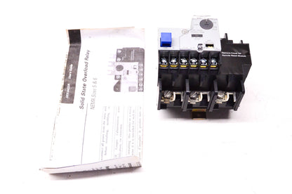 General Electric CR324GXQS Solid State Overload Relay NOS