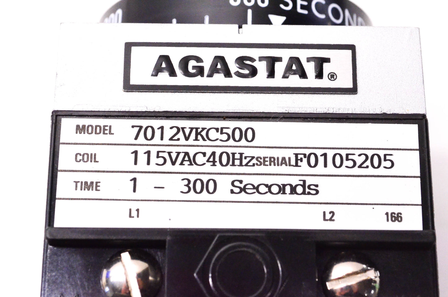 Agastat 7012VKC500 Timing Relay NOS