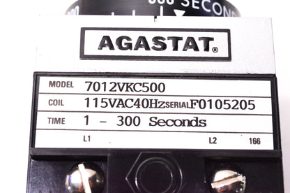 Agastat 7012VKC500 Timing Relay NOS