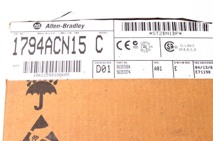 Allen Bradley 1794ACN15 ControlNet Adapter NOS
