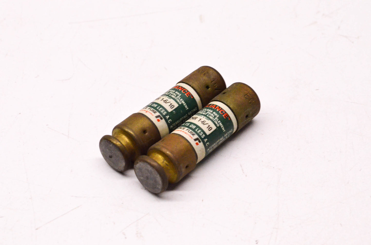 Reliance 1 6/10 Amp 250v Dual Element Time Delay Current Limiting Fuse Qty 2 NOS
