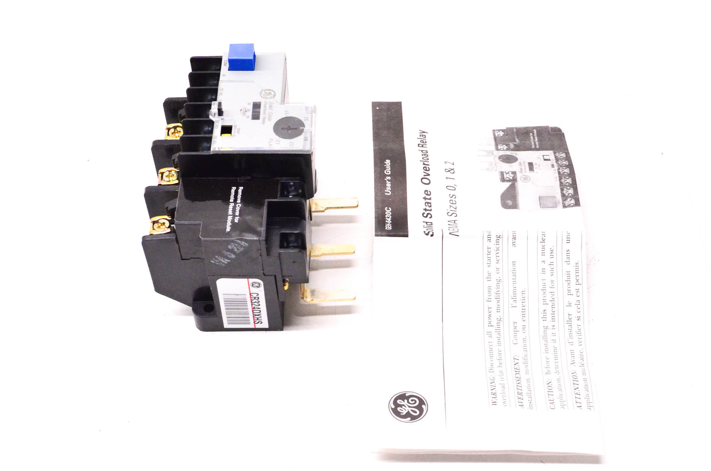 General Electric CR324DXHS Solid State Overload Relay NOS