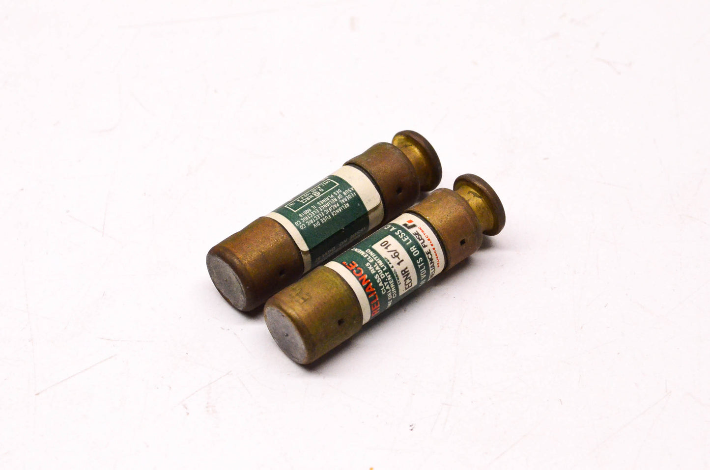 Reliance 1 6/10 Amp 250v Dual Element Time Delay Current Limiting Fuse Qty 2 NOS