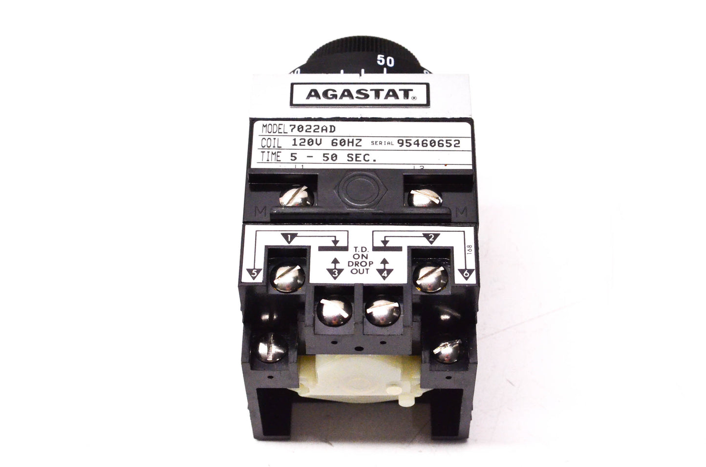 Agastat 7022AD Timing Relay NOS