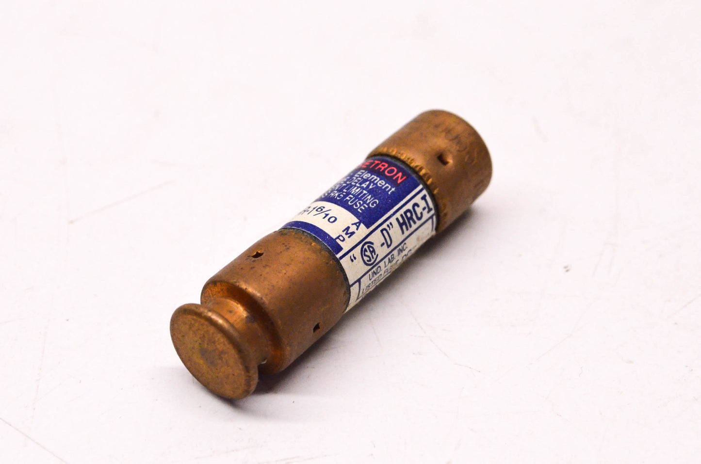 Cooper Bussmann 1 6/10Amp 250v AC Dual Element Time Delay Current Limit Fuse NOS
