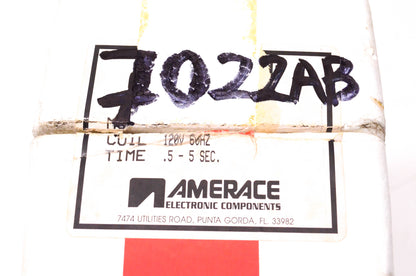 Agastat 7022AB Timing Relay NOS