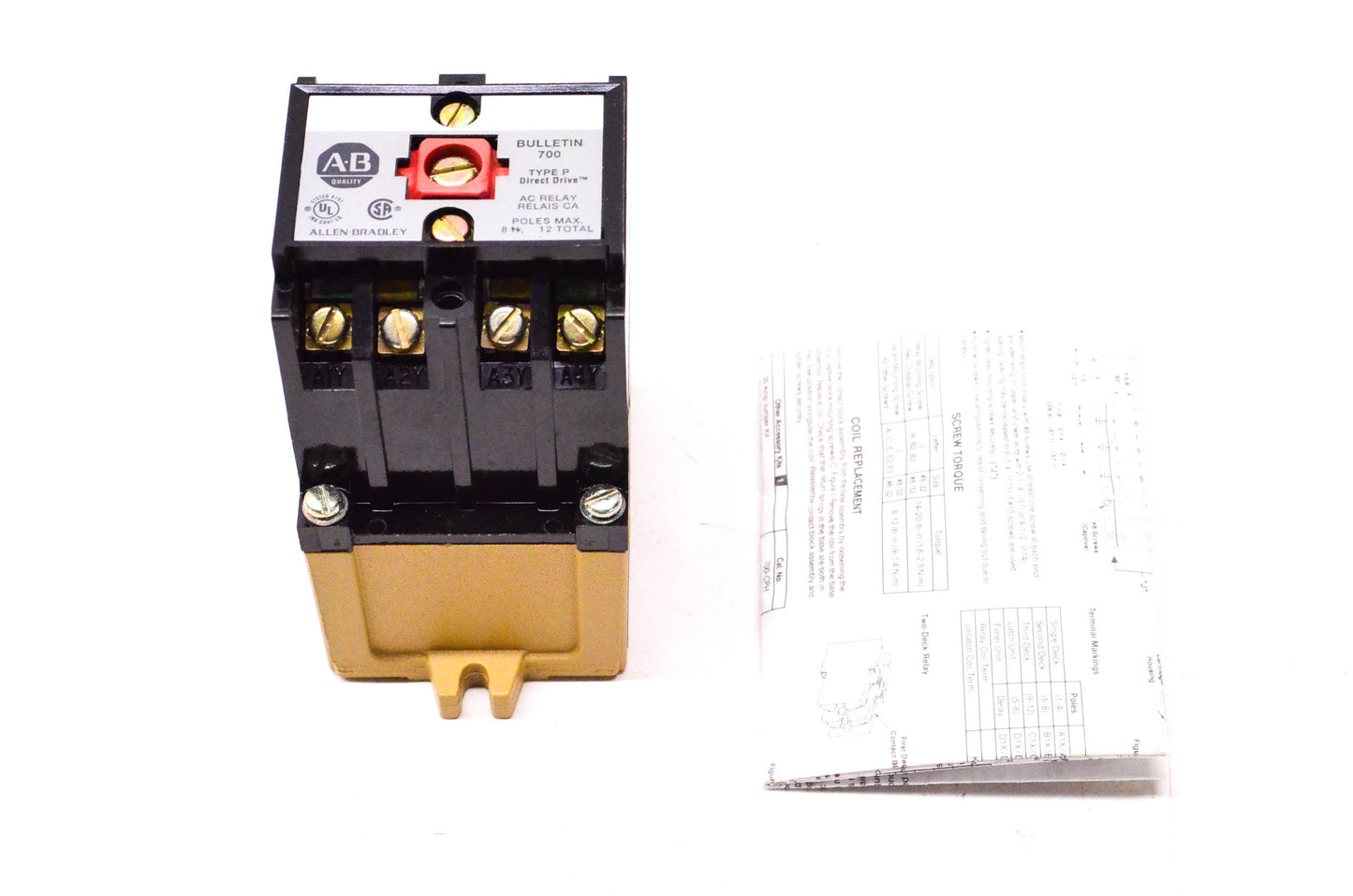 Allen Bradley 700-M/A17081 AC Relay Type P NOS