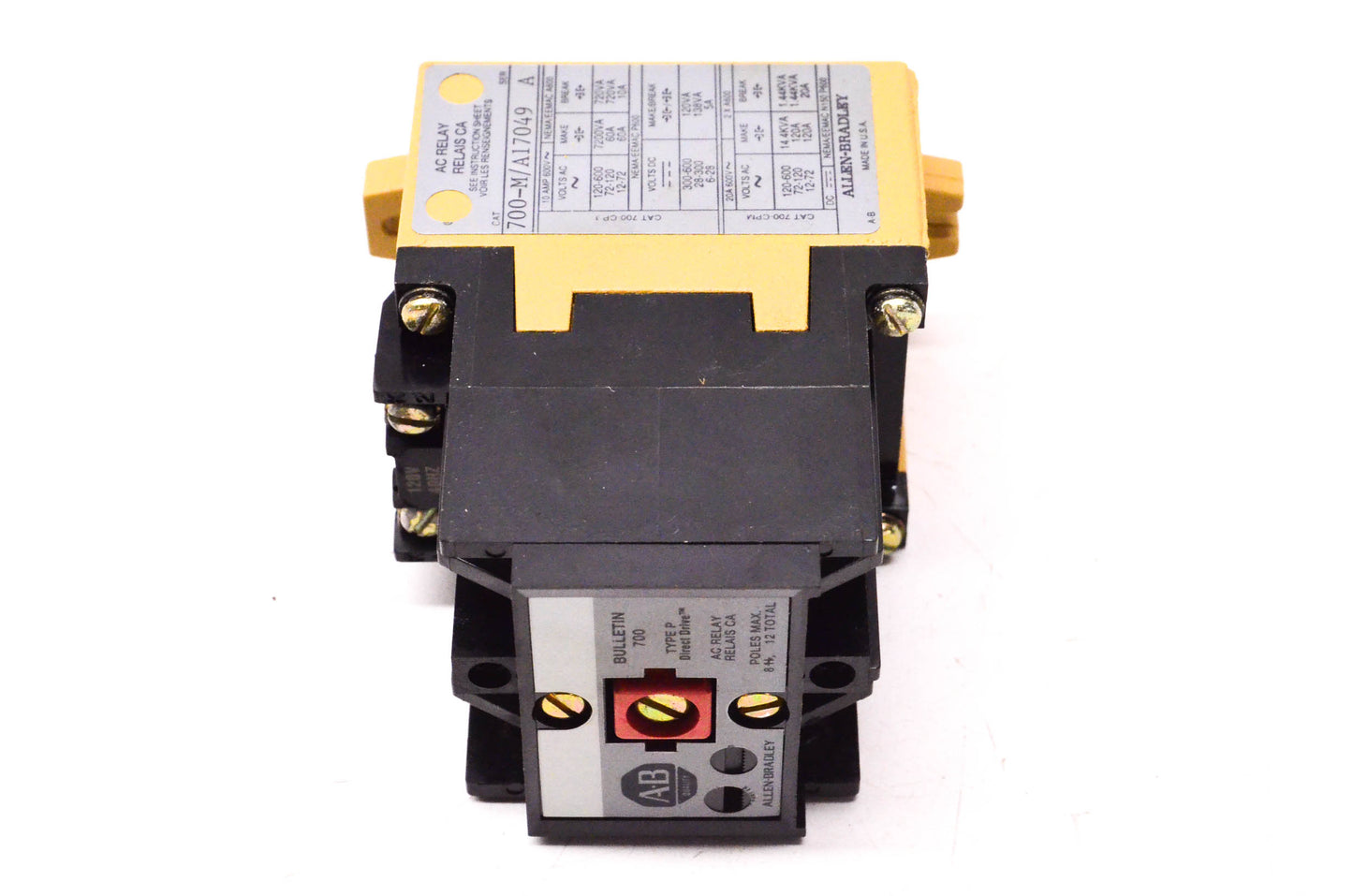 Allen Bradley 700-M/A17049 AC Relay Type P NOS