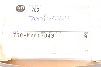 Allen Bradley 700-M/A17049 AC Relay Type P NOS