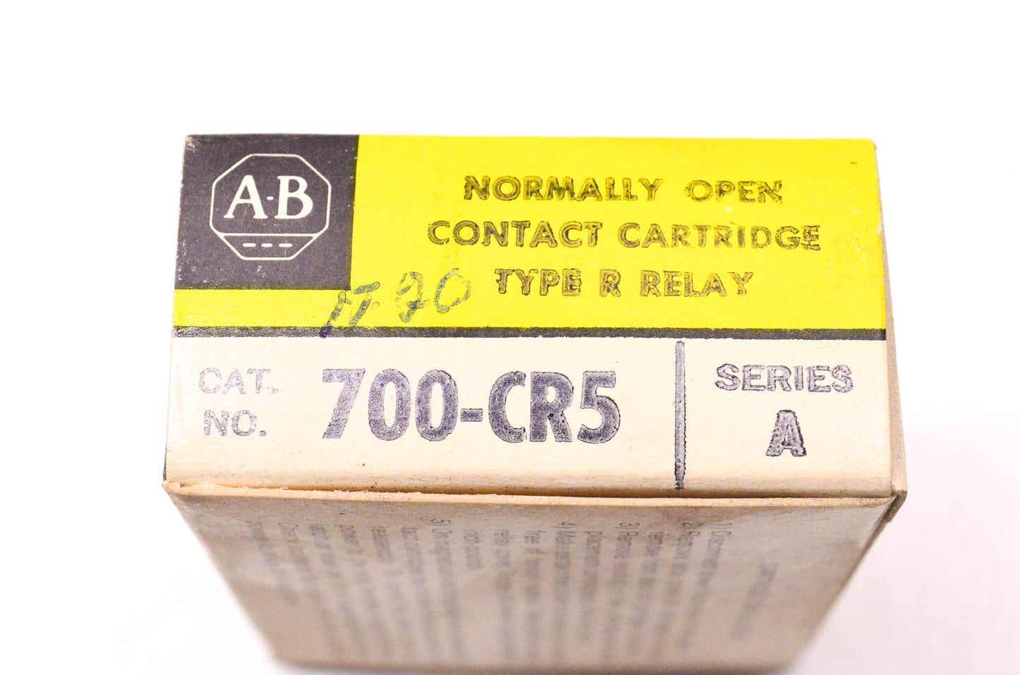Allen Bradley 700-CR5 Normally Open Contact Cartridge Type R Relay NOS