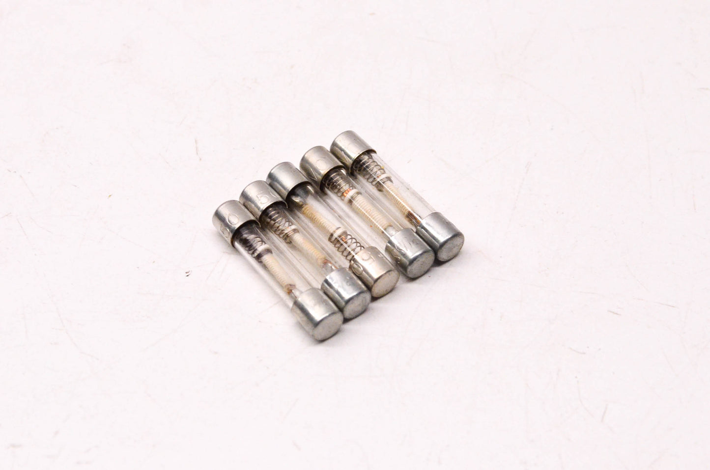 Cooper Bussmann MDL 3/8 3/8 Amp 250 Volt Dual Element Glass Tube Fuses Qty 5 NOS