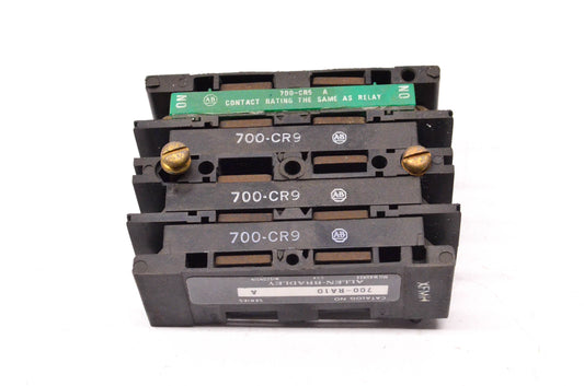 Allen Bradley 700-RA10 Front Deck W/ One Normally Open Contact Cartridge NOS