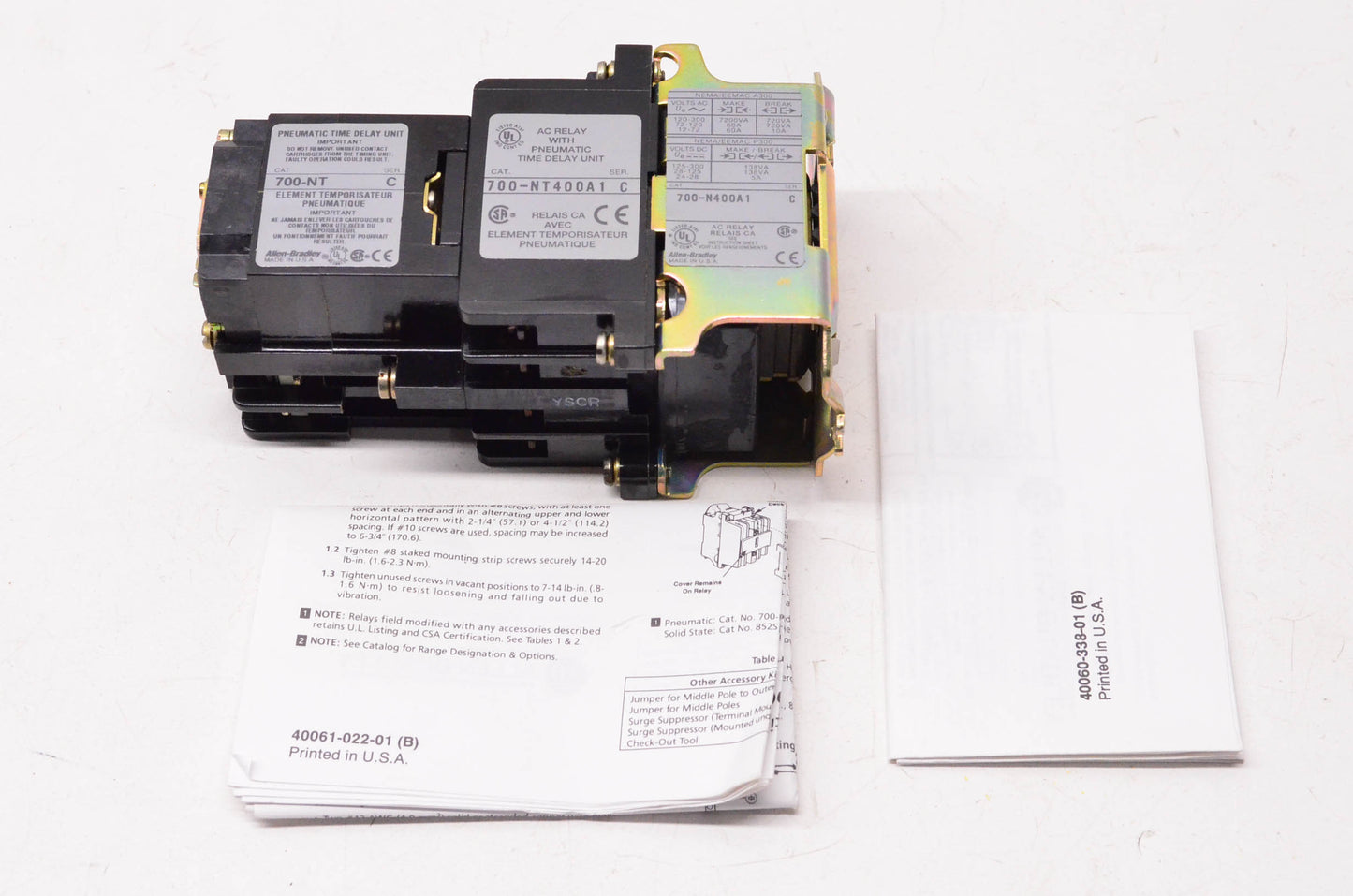 Allen Bradley 700-NT400A1 Type N Timing Relay NOS