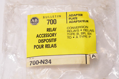 Allen Bradley 700-N34 Adapter Plate NOS