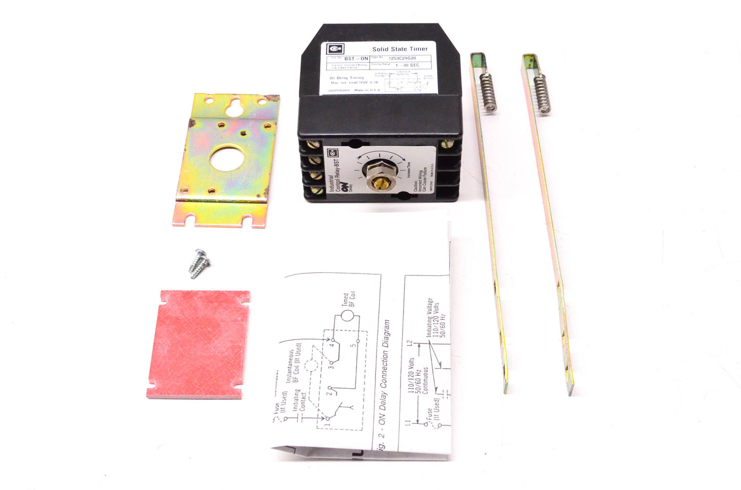 Cutler-Hammer 1253C29G20 Solid State Timer NOS