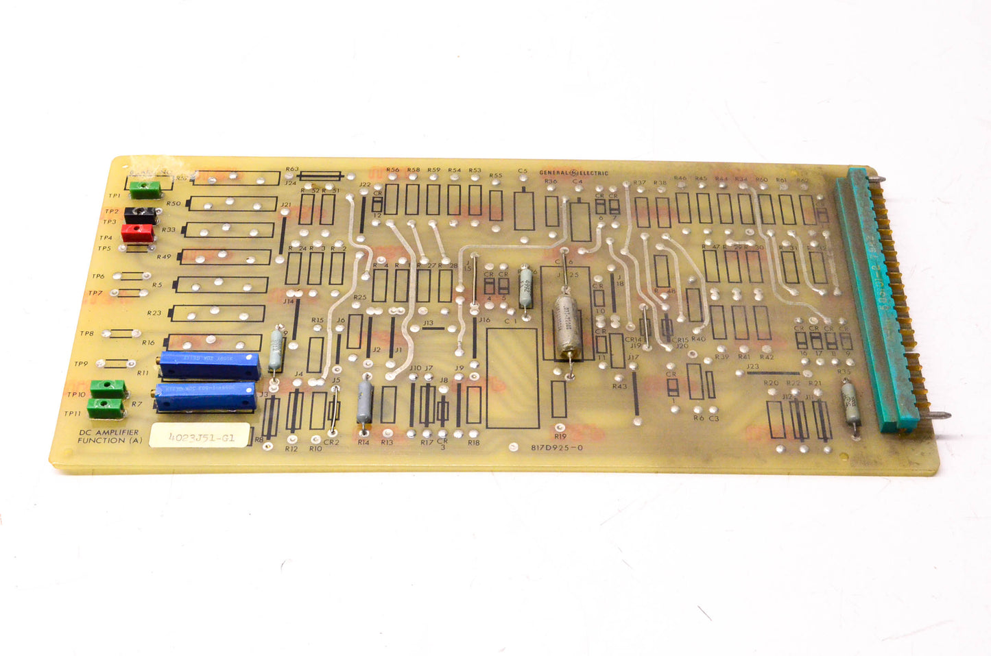 General Electric 817D925-0 DC Amplifier Function Board