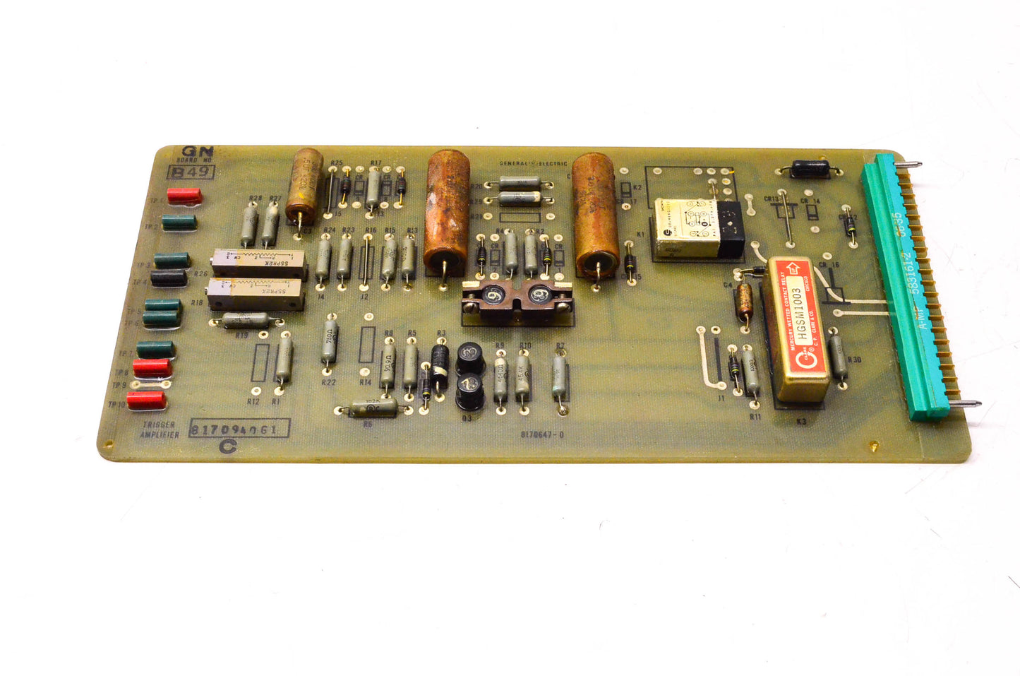 General Electric 817D647-0 Trigger Amplifier Board NOS