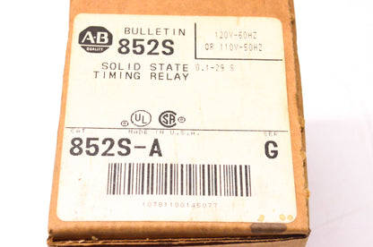 Allen Bradley 852S-A Solid State Timing Relay NOS
