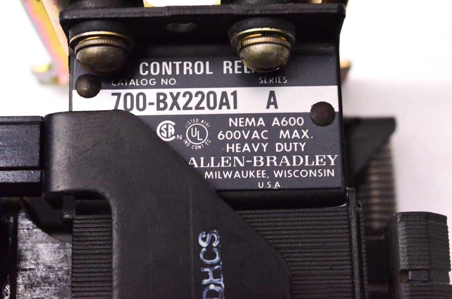 Allen Bradley 700-BX220A1 Control Relay NOS
