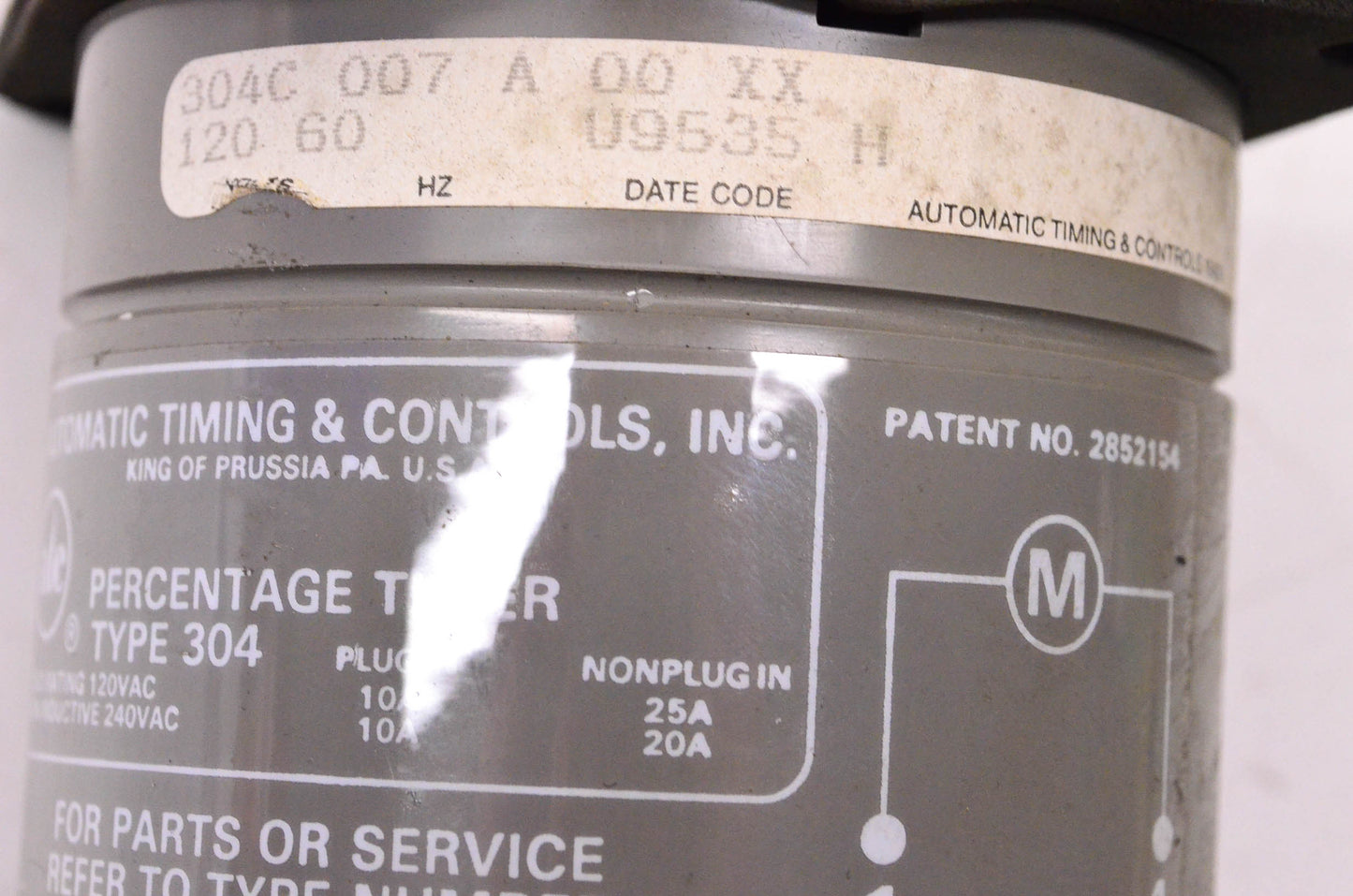 ATC 304C007A00XX Percentage Timer NOS