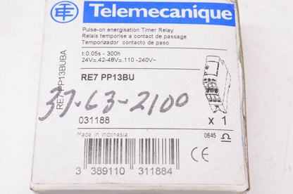 Telemecanique RE7 PP13BU Timer Relay NOS