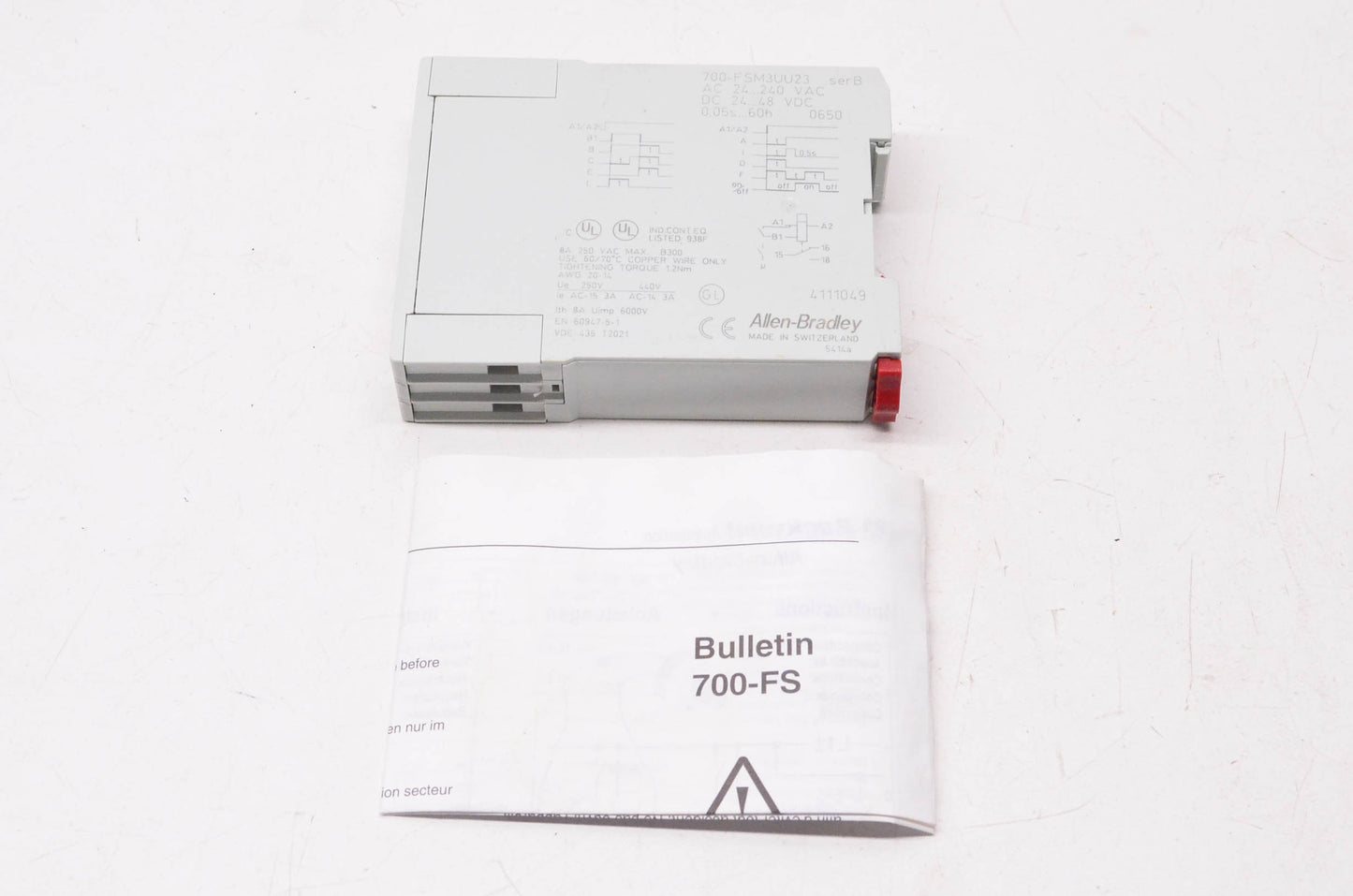Allen Bradley 700-FSM3UU23 Timing Relay NOS