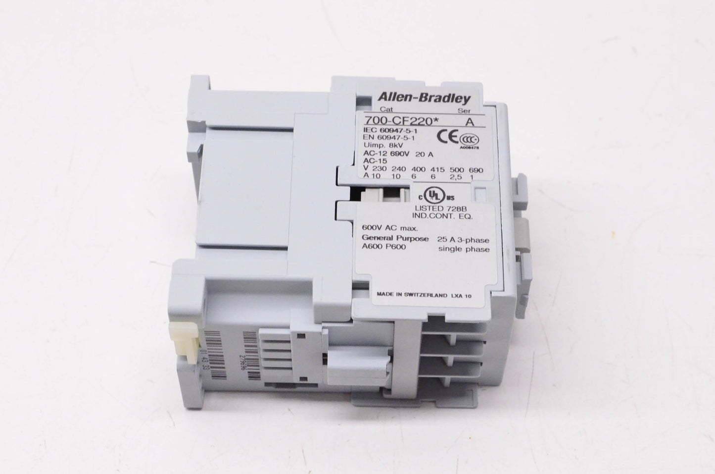 Allen Bradley 700-CF220D Control Relay NOS