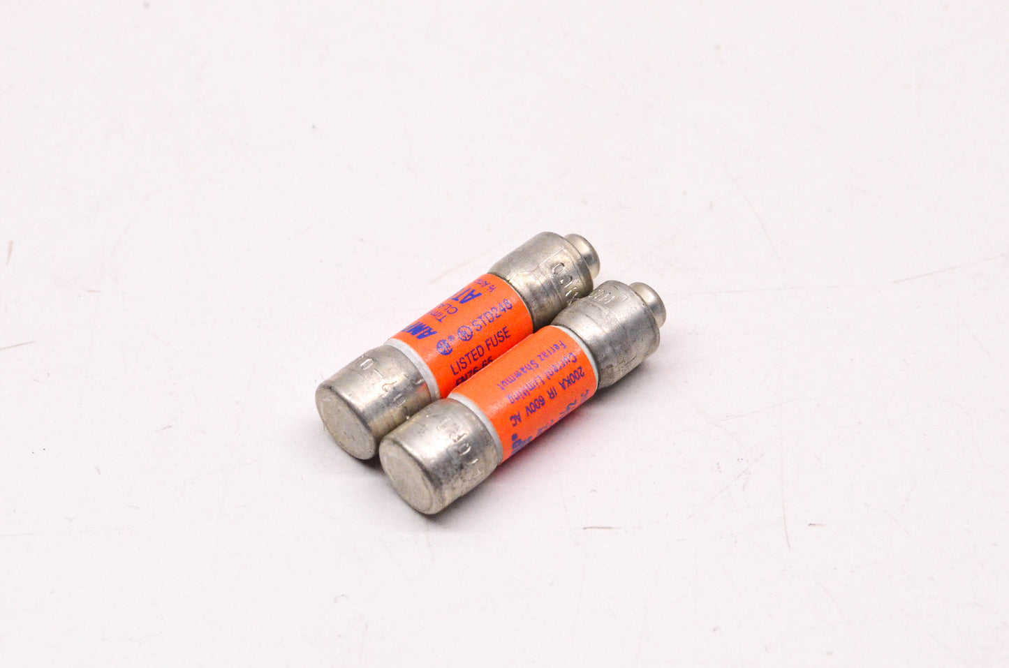 Ferraz Shawmut ATQR1/2 1/2 Amp 600 Volt AC Time Delay Class CC Fuses Qty 2 NOS
