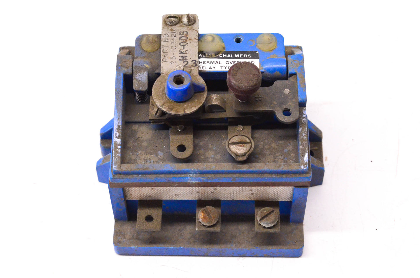 Allis Chalmers 25-103-20, MK-005 Thermal Overload Relay